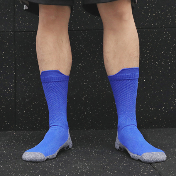 3 Pairs line structure grip soccer socks test sample